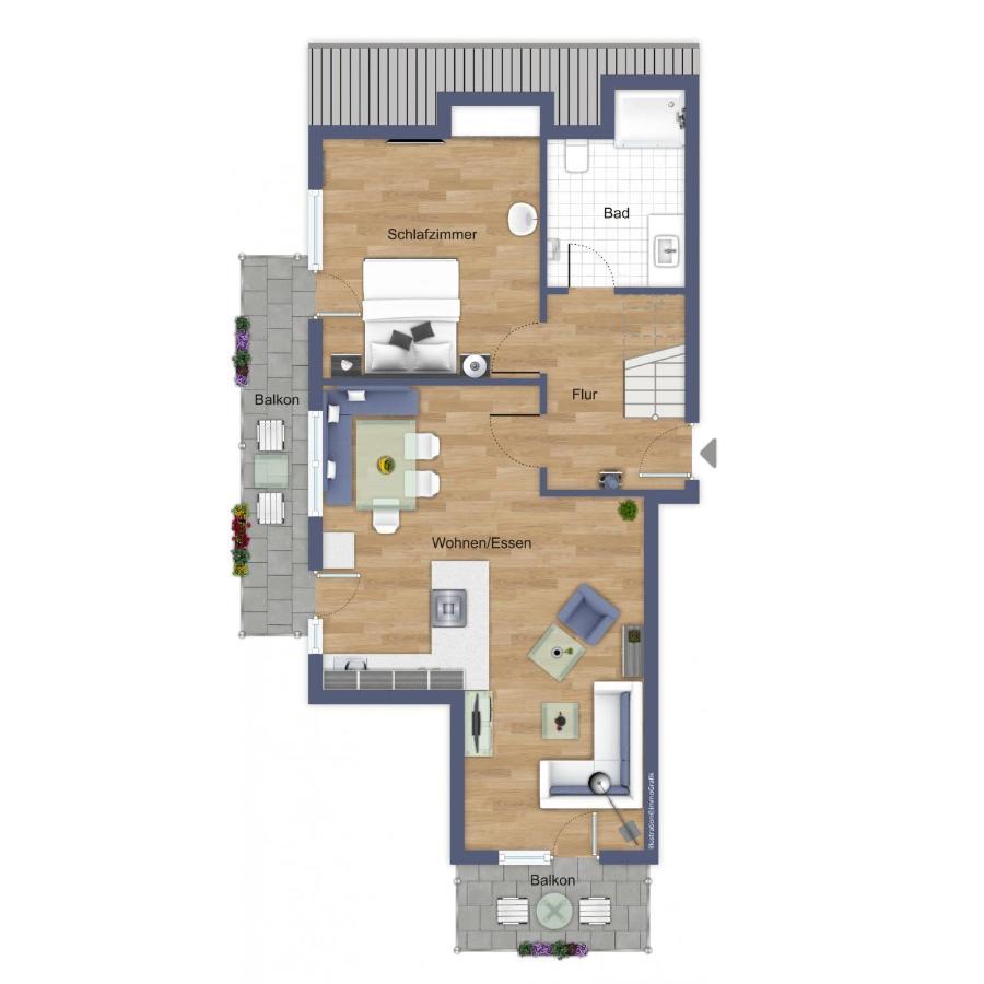 Villa Hanse Wohnung 320 Кюлунгсборн Экстерьер фото